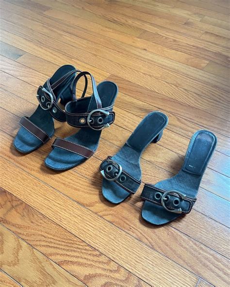 sandalen prada|Prada denim sandals.